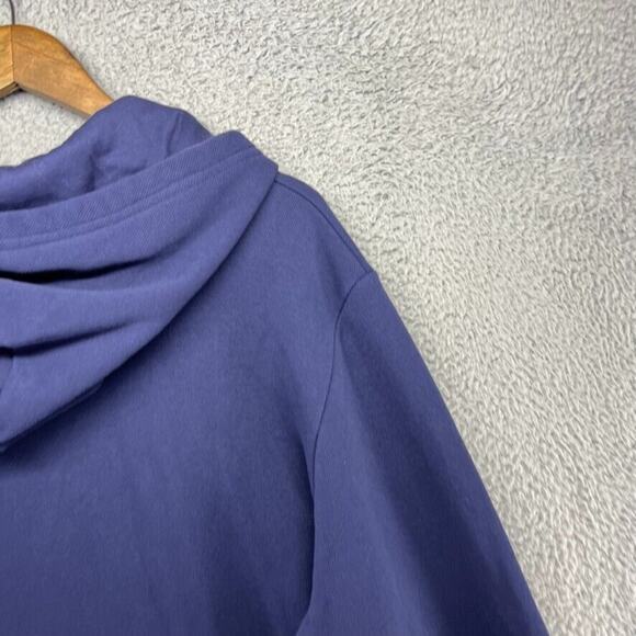 Under Armour Sweatshirt Men's 2XL Blue Hoodie Loose Pullover 96 Pocket Jumper - Picture 10 of 11